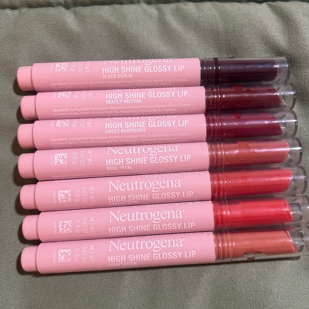 Neutrogena High Shine Lip Gloss Lot